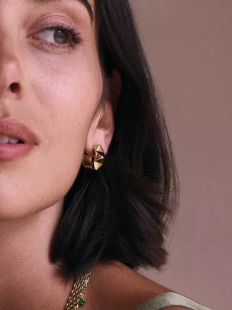 EDBLAD | Aros PEAK RIVET CREOLES Oro |